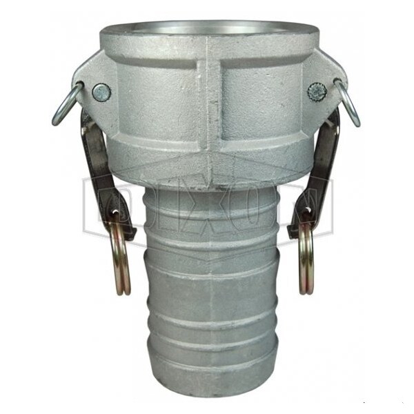 Dixon Global King Crimp Type-C Cam and Groove Coupler, 4 in Nominal, Female Coupler x Hose Shank End Style G400-C-ALSI - main